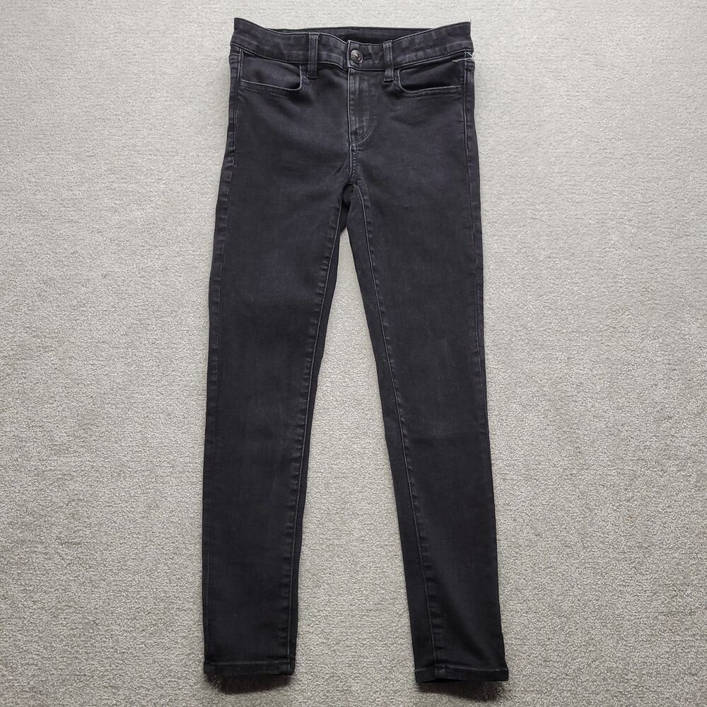 merican Eagle Jegging Jeans Womens 4 Short Black Next Level Stretch Skinny